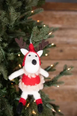 Decorator's Warehouse 6” Fabric Reindeer Ornament > Christmas Sale|Christmas Decor