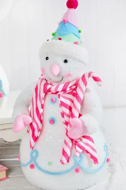 Decorator's Warehouse 16.5" Fabric So Sweet Snowman > Santa'S Sweet Shoppe|Christmas Accents