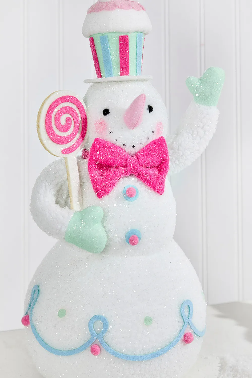 Decorator's Warehouse 16.5" Fabric So Sweet Snowman > Santa'S Sweet Shoppe|Christmas Accents