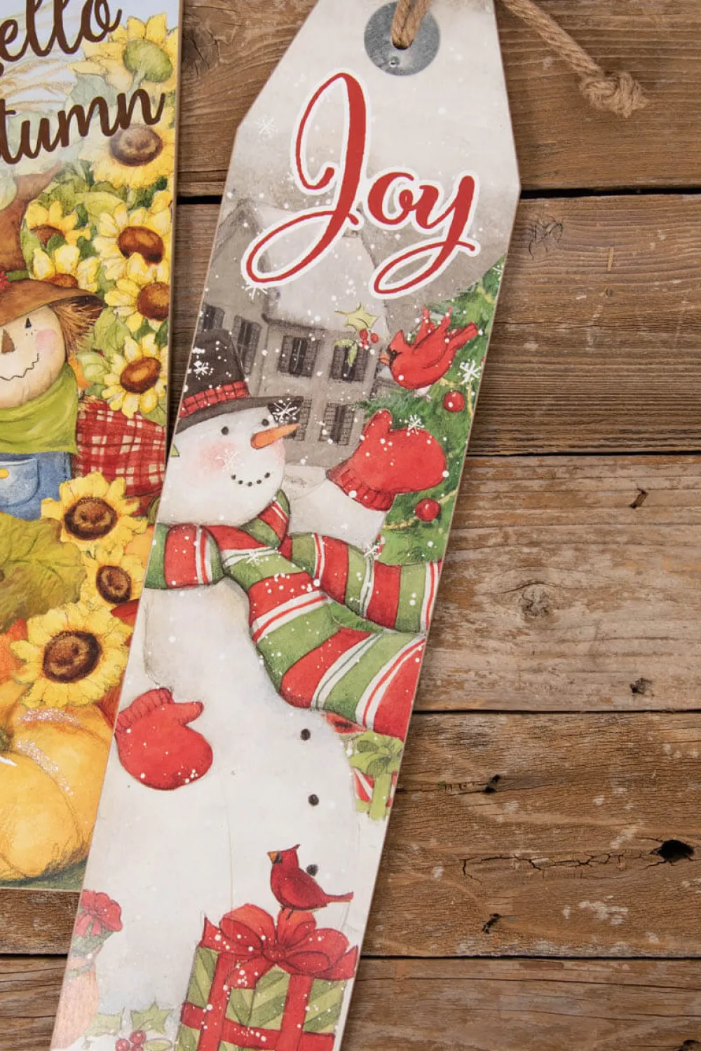 Decorator's Warehouse 23.5” Fall/Holiday Double-Sided Wall Decor > Fall Decor|Fall Decor