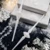Decorator's Warehouse 14” Finial Glass Ornament > White Christmas|Christmas Decor