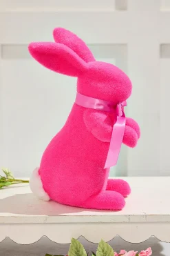 Decorator's Warehouse 11" Flocked Easter Bunny > Easter Table Decor|Easter Decor