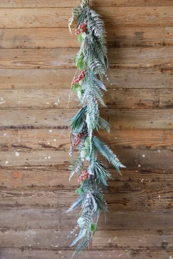 Decorator's Warehouse 65” Flocked Fern Garland > Christmas Decor|60"