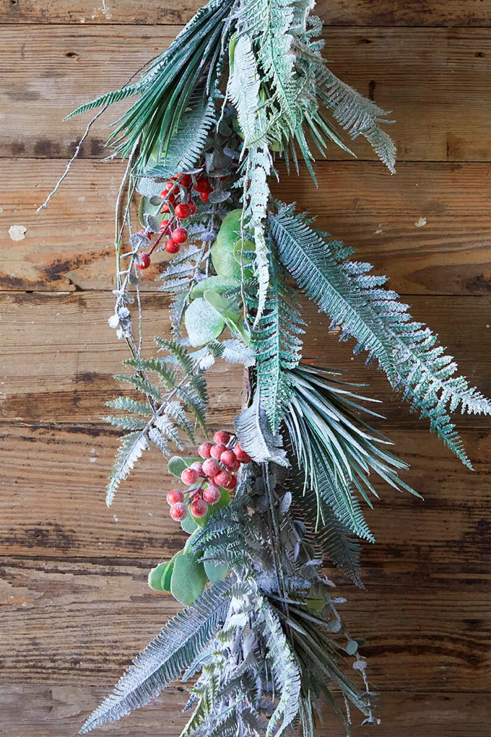 Decorator's Warehouse 65” Flocked Fern Garland > Christmas Decor|60"