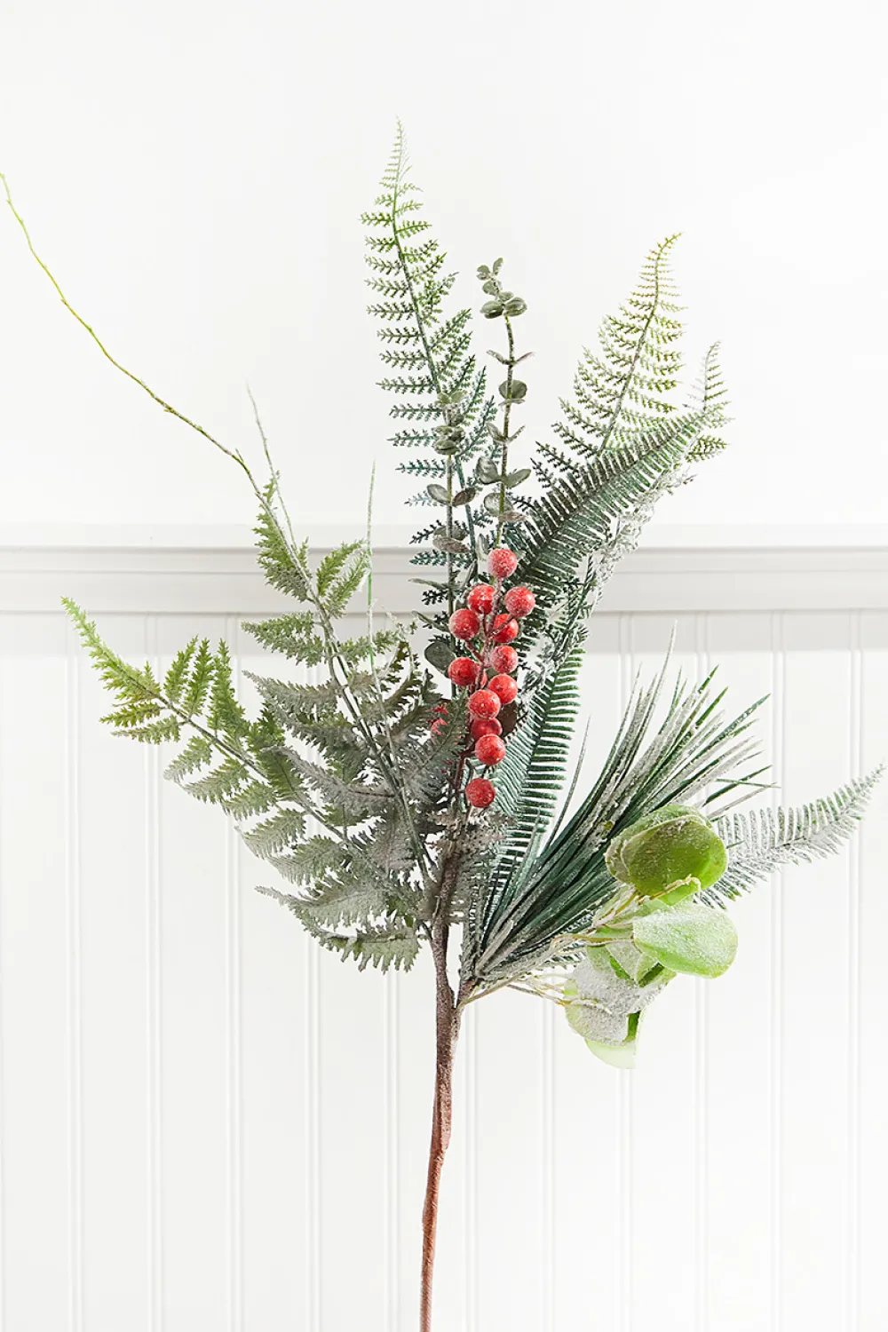 Decorator's Warehouse 32" Flocked Fern Spray > Best Sellers|Christmas Sprays