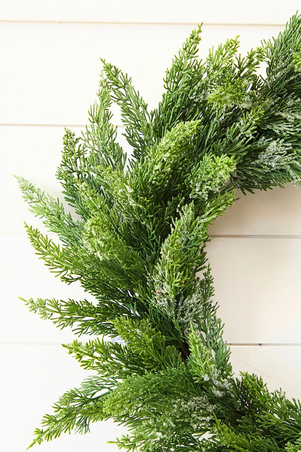 Decorator's Warehouse 22" Frosted Cedar Wreath > Natural Greenery|Christmas Decor