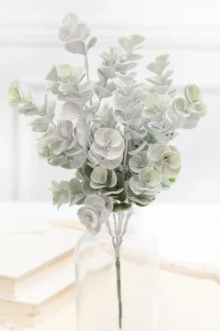 Decorator's Warehouse 16" Frosted Eucalyptus Bush > Christmas Sprays|Christmas Decor