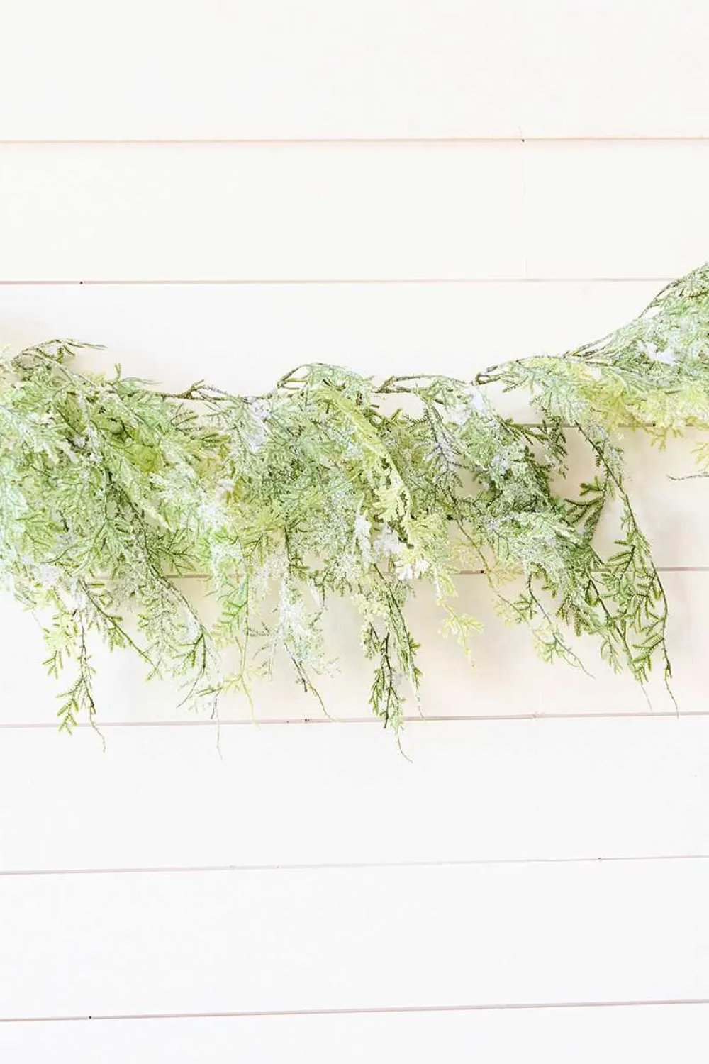 Decorator's Warehouse 73” Frosted Fern Cone Garland > Real Touch Garlands|Natural Greenery