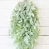 Decorator's Warehouse 36" Frosted Fern Swag > Natural Greenery|Christmas Teardrops