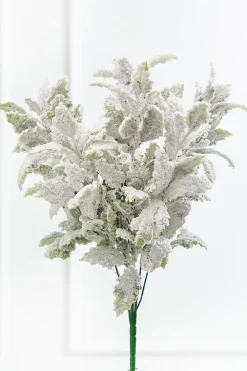 Decorator's Warehouse 19" Frosted Holly Bush > White Christmas|2026 New Additions