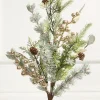 Decorator's Warehouse 28” Frosted Mixed Pine Glitter Berry Spray > Christmas Decor|Christmas Sprays