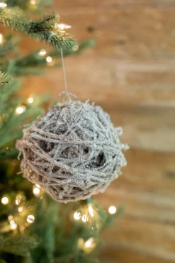 Decorator's Warehouse 5” Frosted Vine Ball Christmas Ornaments > Christmas Ornaments|Winter Woodland
