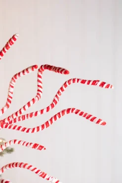 Decorator's Warehouse 29” Frosty Peppermint Branch Spray > Gingerbread|Peppermint
