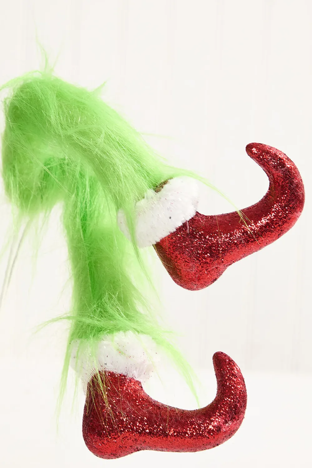 Decorator's Warehouse 22" Furry Green Monster Legs Spray > Storyville|Christmas Sprays