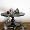 Decorator's Warehouse 48” Galvanized Bells Garland with Country Check Bows > Christmas Accents|Christmas Decor