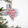 Decorator's Warehouse 4” Galvanized Metal Texas Ornament > Christmas Ornaments|Farmhouse