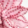 Decorator's Warehouse 30" Giant Candy Snow Glitter Poinsettia Stem - Pink/Red > Christmas Decor|Valentine'S Decor