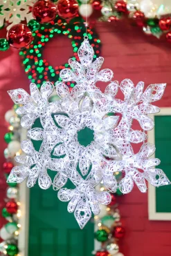 Decorator's Warehouse 4' Giant Crystal Snowflake > Outdoor Decor|Outdoor Decor