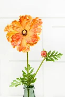 Decorator's Warehouse 29" Giant Ranunculus Stem > Christmas Decor|Spring Florals