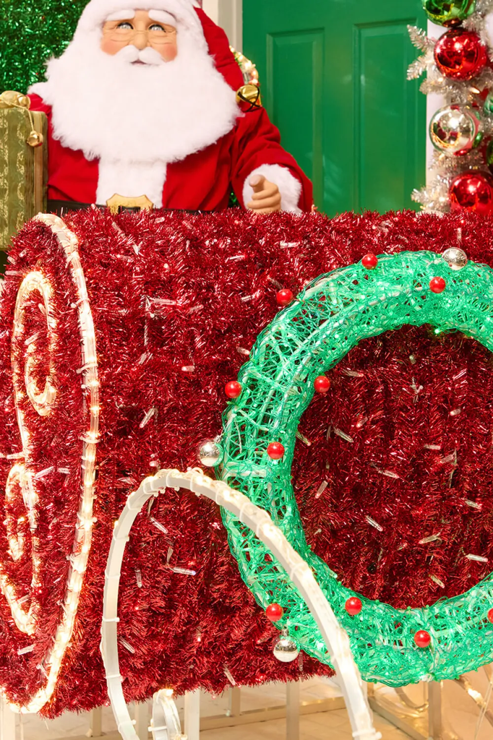 Decorator's Warehouse 6' Giant Red Christmas Sleigh > Outdoor Decor|Outdoor Decor