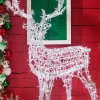 Decorator's Warehouse 6' Giant Silver Reindeer > Outdoor Decor|Outdoor Decor