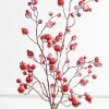 Decorator's Warehouse 38” Gilded Frosted Crabapple Spray - Red > Nutcracker|Classic Christmas