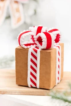 Decorator's Warehouse 6" Gingerbread Gift Box Ornament > Gingerbread
