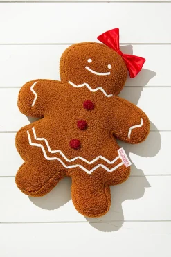 Decorator's Warehouse Gingerbread Girl Pillow > Christmas Decor|Christmas Textiles