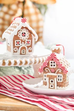 Decorator's Warehouse 4" Gingerbread House Ornament > Christmas Ornaments|Christmas Decor