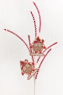 Decorator's Warehouse 30" Gingerbread House Spray > Christmas Sale|Christmas Sprays