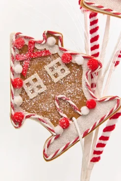 Decorator's Warehouse 30" Gingerbread House Spray > Christmas Sale|Christmas Sprays