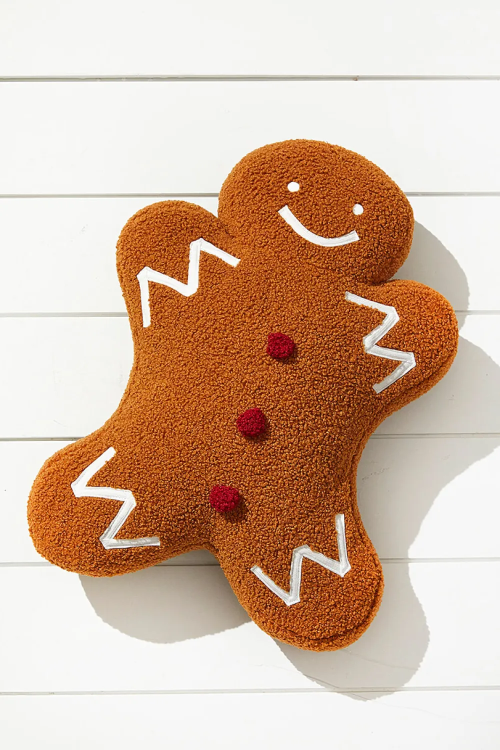 Decorator's Warehouse Gingerbread Man Pillow 18" x 13" > Christmas Decor|Christmas Textiles