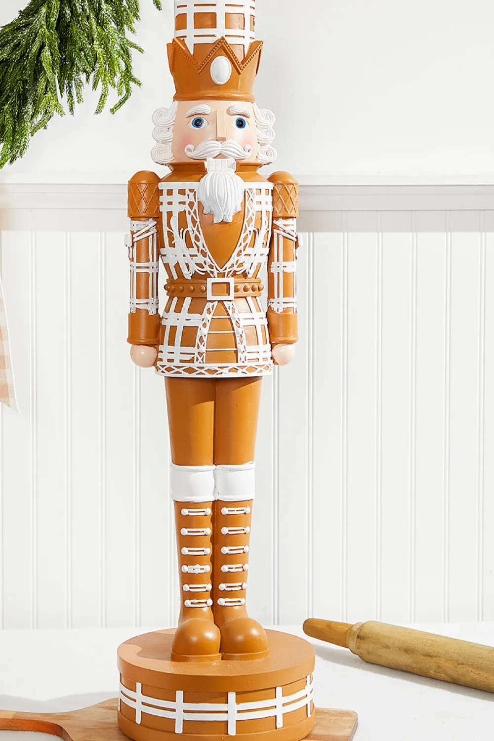 Decorator's Warehouse 35" Gingerbread Nutcracker > Sugar & Spice|Christmas Decor