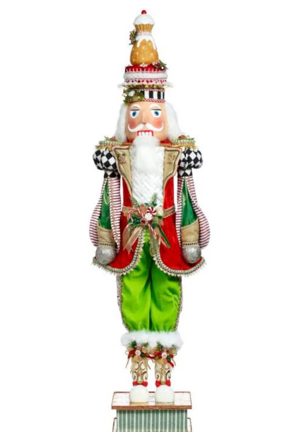 Decorator's Warehouse 38" Gingerbread Nutcracker, Medium - Mark Roberts > Mark Roberts