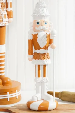 Decorator's Warehouse 22" Gingerbread Nutcracker with Staff > Christmas Decor|Sugar & Spice