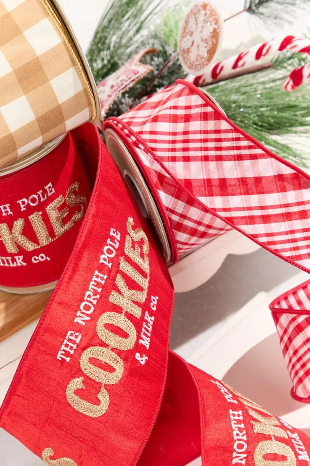 Decorator's Warehouse Gingerbread Ribbon Mini Bundle > Christmas Ribbon|Christmas Decor
