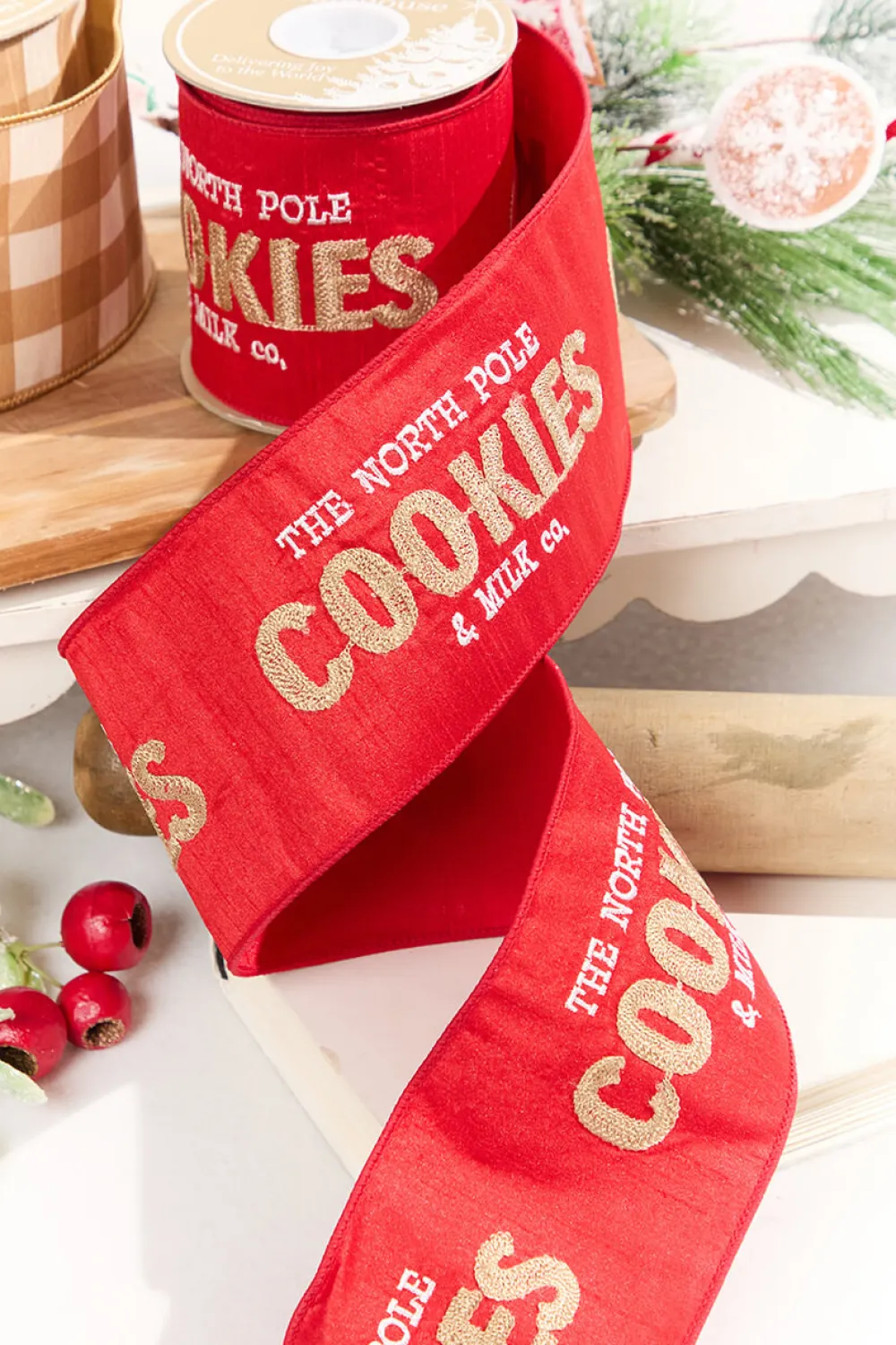 Decorator's Warehouse Gingerbread Ribbon Mini Bundle > Christmas Ribbon|Christmas Decor