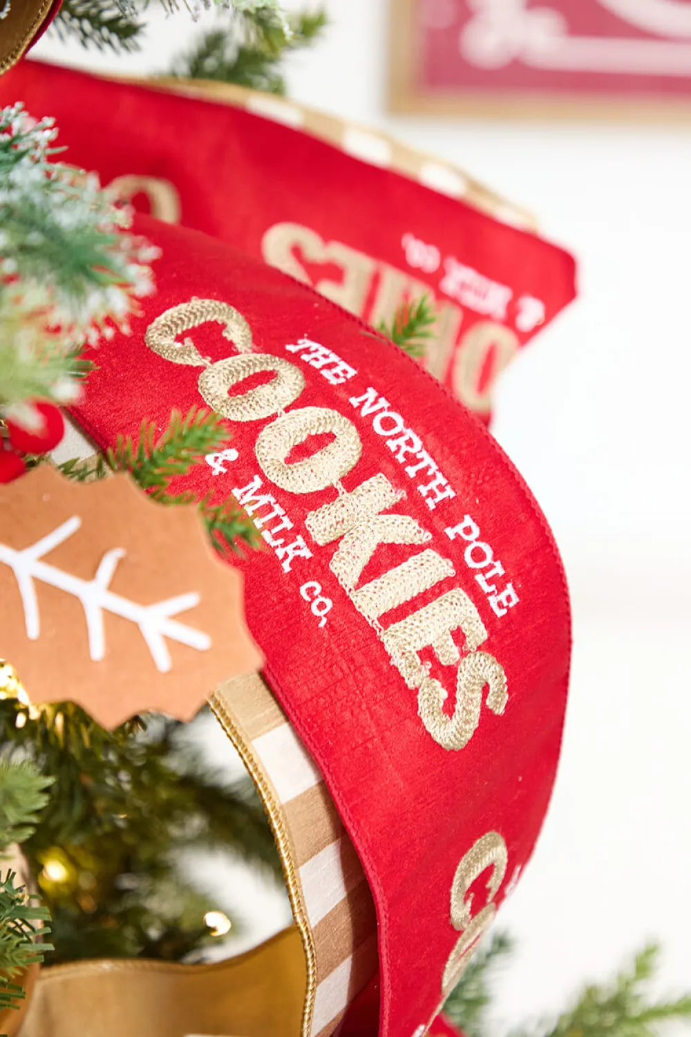 Decorator's Warehouse Gingerbread Ribbon Mini Bundle > Christmas Ribbon|Christmas Decor