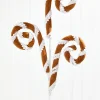 Decorator's Warehouse 28" Gingerbread Stripe Spiral Curly Spray > Christmas Decor|Sugar & Spice