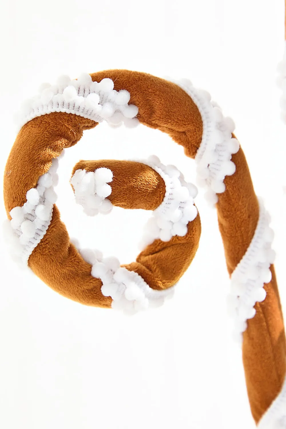 Decorator's Warehouse 28" Gingerbread Stripe Spiral Curly Spray > Christmas Decor|Sugar & Spice