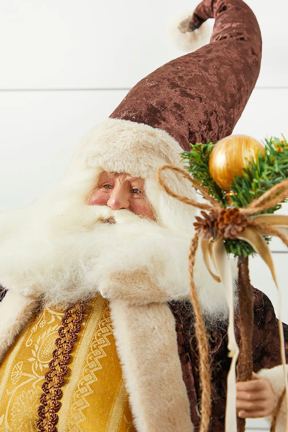Decorator's Warehouse 26” Glamour Christmas Woodland Santa Figure > Santas & Angels|Christmas Sale
