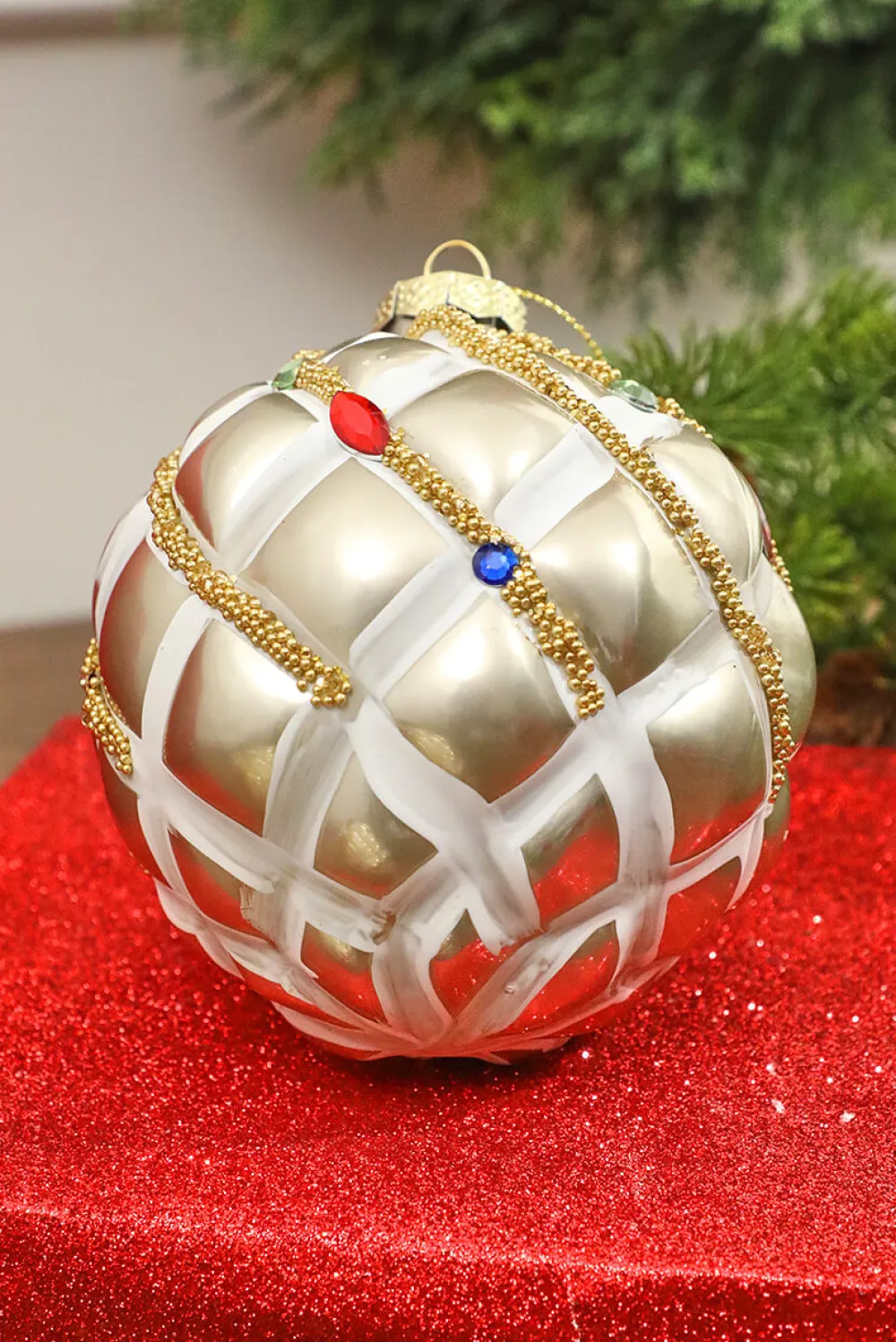 Decorator's Warehouse 4” Glass Ball Ornament > Nutcracker|Retro Brites