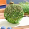 Decorator's Warehouse 4" Glass Ball Ornament - Green > Christmas Decor|Christmas Ornaments