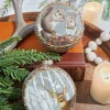 Decorator's Warehouse 4" Glass Deer & Squirrel Scene Ball Ornament > Christmas Ornaments|Winter Woodland
