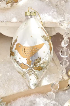 Decorator's Warehouse 4" - 6" Glass Dove Ornament > Christmas Decor|Natural Elegance