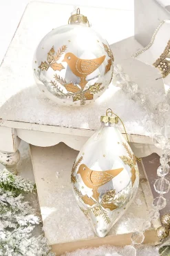 Decorator's Warehouse 4" - 6" Glass Dove Ornament > Christmas Decor|Natural Elegance