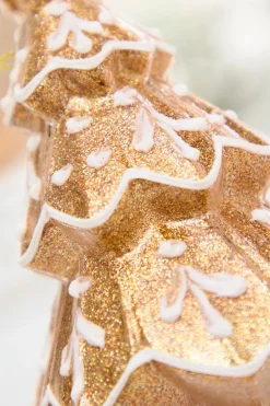 Decorator's Warehouse 5.5" Glass Gingerbread Cookie Tree Ornament > Sugar & Spice|Christmas Decor