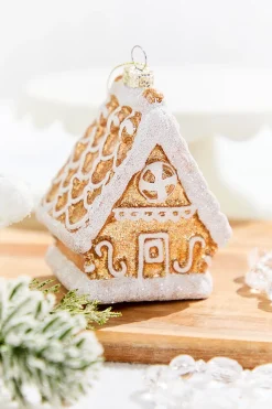 Decorator's Warehouse 4.5" Glass Gingerbread House Ornament > Sugar & Spice|Christmas Decor