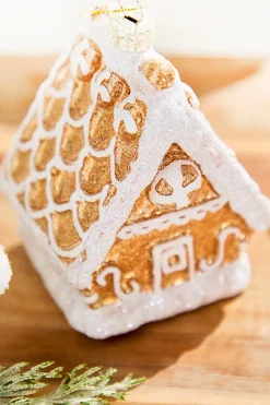 Decorator's Warehouse 4.5" Glass Gingerbread House Ornament > Sugar & Spice|Christmas Decor