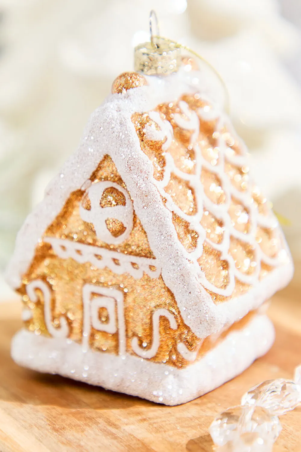 Decorator's Warehouse 4.5" Glass Gingerbread House Ornament > Sugar & Spice|Christmas Decor